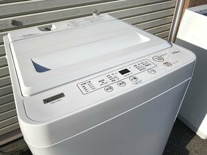 札幌限定■美品 YAMADA SELECT 全自動電気洗濯機 YWM-T45H1 2020年製 4.5kg ホワイト 全自動 洗濯機 ヤマダセレクト 1人暮らし