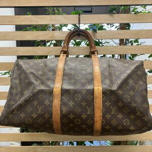 1円～　ルイヴィトン　Louis Vuitton　キーポル50　ボストンバック