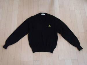 MADE IN SCOTLAND Lyle & Scott スコットランド製 ニット　黒