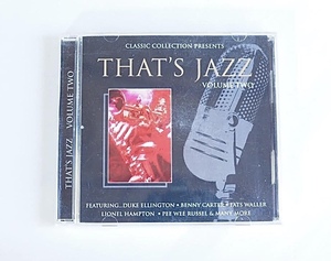 【C-164】That’s Jazz Vol.2/Duke Ellington/Benny Carter/Fats Waller/Lionel Hampton/Pee Wee Russel&Many/CD/アルバム/GFS020212