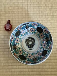 描金彩絵碗 中国美術 和食器 色絵 時代物 明清時代 骨董