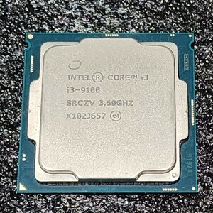 CPU Intel Core i3 9100 3.6GHz 4コア4スレッド CoffeeLake PCパーツ インテル 動作確認済み