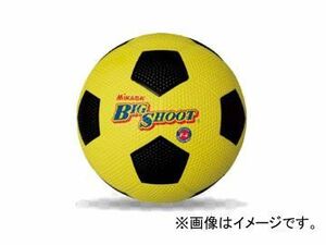 ミカサ/MIKASA サッカーボール ゴム4号 黄/黒 F4-YBK JAN：4907225023547