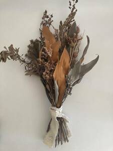 アンティークショップ購入　/　ドライフラワー　/　スワッグ　/　Dried flower　/　Vintage　/ Antique 　/　60cm×25cm