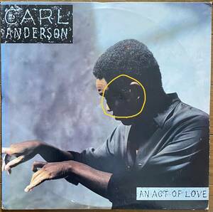 中古US盤LPレコード（簡易洗浄済み）：CARL ANDERSON(カール アンダーソン) / AN ACT OF LOVE（US盤）