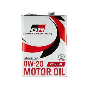 08880-12405【TOYOTA純正】GAZOO Racing GR MOTOR OIL Circuit 0W-20 4L エンジンオイル