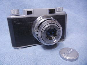 コニカ Konica　レンジファインダーフィルムカメラ　初期型 沈胴レンズ：Konishiroku　Hexanon 1：3.5　f=50mm　状態良　シャター作動