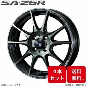 ウェッズ ホイール ウェッズスポーツ SA-25R フィット GE6/GE7/GE8/GE9 ホンダ 15インチ 4H 4本セット 0073687 WEDS