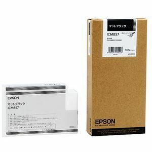 【新品】(まとめ) エプソン EPSON PX-P／K3インクカートリッジ マットブラック 350ml ICMB57 1個 【×10セット】