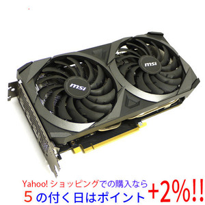 【中古】MSI製グラボ GeForce RTX 3070 VENTUS 2X OC PCIExp 8GB [管理:1050020922]