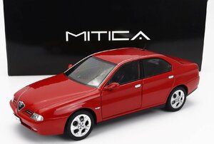 ＜予約品＞　Mitica 1/18 Alfa Romeo 166 3.0 V6 1998　Alfa Red　アルファロメオ