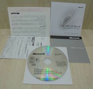 Microsoft　IntelPoint 4.11／IntelPoint for Macintosh 2.3／OS X 3.1 マウスソフトウェア　CD-ROM