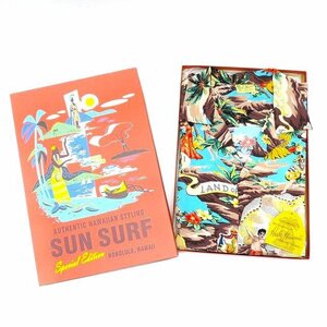 #suc ハレハワイ Hale Hawa サンサーフ SUN SURF 東洋エンタープライズ 半袖シャツ アロハシャツ M SS36984 箱付き メンズ [839096]