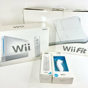 1円〜 【通電確認済み】任天堂 ニンテンドー Nintendo Wii 本体 RVL-001(JPN) wii fit 周辺機器 ゲーム機 まとめ セット 中古 現状品