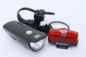 ★CATEYE キャットアイ VOLT 200／RAPID MINI TL-LD635 USB充電式 前後ライトセット 美品