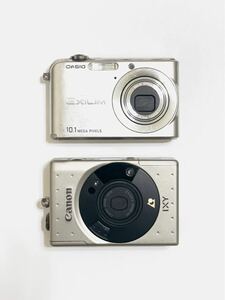 【ジャンク】CASIO カシオ EXILIM EX-Z1000 Canon キャノン IXY デジカメ コンパクトデジタルカメラ 2点まとめ