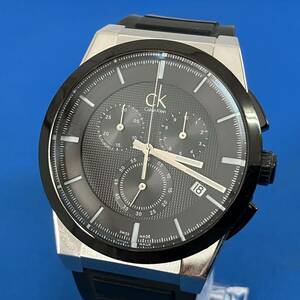 Calvin klein カルバンクライン K2S37C クロノグラフ クォーツ メンズ腕時計