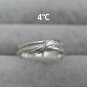 【匿名配送】 4℃ リング 指輪 シルバー SV 2.3g 15号