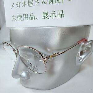未使用品　展示品　ピエールバルマン　チタン　メガネ　フレーム　度なし　日本製