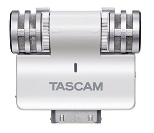 TASCAM ステレオコンデンサーマイク iPhone/iPad/iPod touch用 ホワイト iM