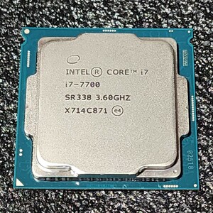 CPU Intel Core i7 7700 3.6GHz 4コア8スレッド KabyLake PCパーツ インテル 動作確認済み