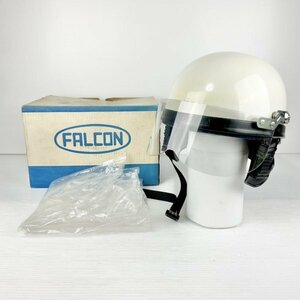 【デッドストック】新品未使用品/北川工業/MR-3/Falcon/ハーフジェットヘルメット/シールド付/サイズ:M(57-58cm)表記/GR06D04HM004