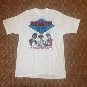 DEAD STOCK 当時物BEASTIE BOYS Tシャツ 14■Grand Royal defjam ビンテージ 80s