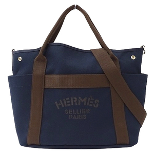 エルメス HERMES バッグ レディース メンズ ブランド トートバッグ ショルダーバッグ 2way サックドパンサージュグルーム キャンバス A刻印