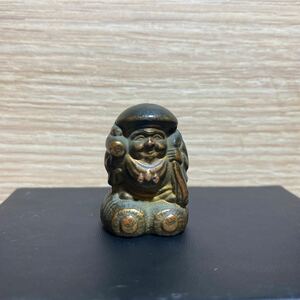 布袋さん　時代物 骨董品 置物 金属製 仏像 