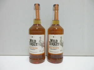 19494 酒祭 洋酒祭 ワイルドターキー 40.5度 700ml 2本 おまとめ バーボン ウイスキー WILD TURKEY 未開栓 保管品 古酒