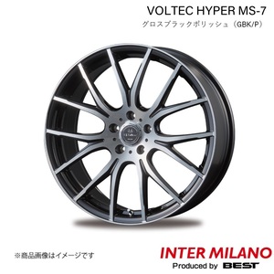 INTER MILANO/インターミラノ VOLTEC HYPER MS-7 ホイール 1本【22×9.0J 5-114.3 INSET38 グロスブラックポリッシュ】