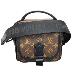 ルイ・ヴィトン LOUIS VUITTON クエスト・メッセンジャー ブラウン モノグラムマカサー ショルダーバッグ メンズ 中古