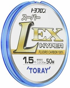 東レ(TORAY) ライン トヨフロン スーパーL EXハイパー 1.5号 50m 透明