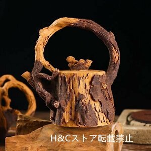 職人手作り 陶器 煎茶道具 茶壺 茶壷 急須 茶器 茶道具 容量：175ML