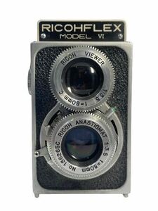【1,000円スタート!!】RICOHFLEX MODEL V1 VI レンズ RICOH ANASTIGMAT 1:3.5 F=80mm 二眼レフ カメラ ジャンク