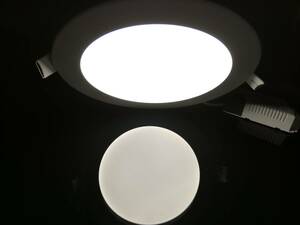 ■10個セット 新品 天井埋込型LEDダウンライト 100-240V 新築増設 ショールーム 玄関廊下 クロゼット 階段 トイレ 電源ユニット付き