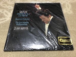 未開封 Analogue Productions Mahler Zubin Mehta Los Angeles Philharmonic Symphony No. 3 2LP 200g sealed APC 117 ズービン・メータ