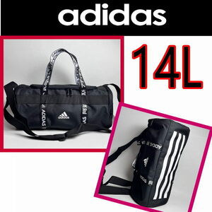 14L 黒 アディダス 4455 adidas ダッフルバッグ ボストン4ATHLT ブラック 小さめ リトル