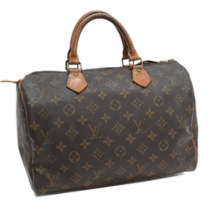 1円 ◆定価13万 美品 LOUIS VUITTON ルイヴィトン ハンドバッグ スピーディ30 M41526 モノグラム ブラウン◆E.Csr.hP-06