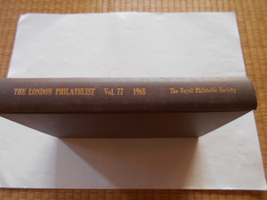 イギリス切手の本　THE LONDON PHILATERIST (合本) Vol.77 1968 The Royal Philatelic Society 全体にシミ・ヤケが多数ありますが判読可能