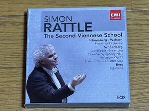 ☆【CD】5枚組「Second Viennese School/新ウィーン楽派の音楽」サイモン・ラトル(指揮) ☆