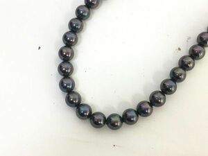 1円 美品 真珠 パール アクセサリー デザイン SV金具 ネックレス EV417