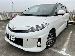 車検R7/11迄【エスティマ アエラス】ワンオーナー / 両側パワースライドドア / 夏&冬タイヤ両方付き / 車検ロング / 陸送30%OFF