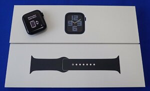 ◎中古　Apple Watch SE 第2世代 44ｍｍ GPS　ミッドナイトアルミニウム　MRE73J/A　アップルウォッチ