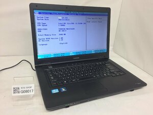 R　ジャンク/ TOSHIBA dynabook Satellite B551/D PB551DBAN77A51 Intel Core i5-2520M メモリ2.05GB HDD250.05GB 【G08017】