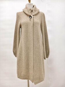 デイジーリン フォクシー DAISY LIN for FOXEY カシミヤコート 38 ベージュ系 長袖 カシミヤ100% ロングカーディガン 日本製 2401WT047