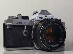 フィルム一眼レフカメラ PENTAX MX レンズ三本SMC PENTAX28mm 50mm 40-80mm +teleplus mc4