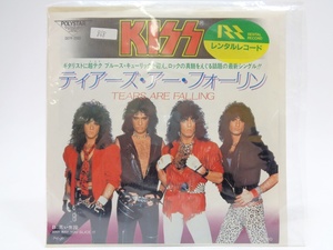 KISS TEARS ARE FALLING EPレコード アナログ盤 D07R-2003 キッス ティアーズ・アー・フォーリン 80年代 昭和 洋楽 ロック メタル お宝