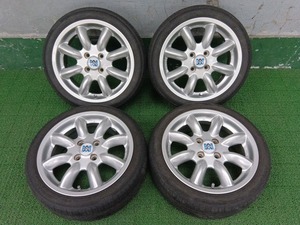 ダイハツ ミラジーノ ミニライト MINILITE 純正 AW!! 15×5J +43 夏タイヤ付き 165/50R15 4本セット 売切!!