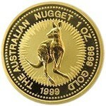 【未流通貨】金貨 24金 カンガルー金貨 1オンス 1oz オーストラリア 1986年～ 金地金 純金 k24 24k｜硬貨 コイン